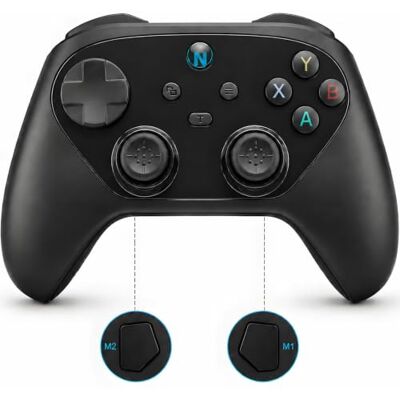 NITHO KARMA Mando Inalámbrico Compatible con Switch, Switch 2, PC, Android e iOS, Controlador con Gatillos Hall Effect, Funcion Macro, Giroscopio de 6 Ejes, Turbo y Doble Vibración Negro NITHO KARMA Mando Inalámbrico Compatible con Switch, Switch 2, PC, Android e iOS, Controlador con Gatillos Hall Effect, Funcion Macro, Giroscopio de 6 Ejes, Turbo y Doble Vibración Negro