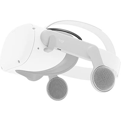 Logitech Chorus VR Auriculares Todoterreno para Meta Quest 2, diseñados para Juegos y Fitness de Realidad Virtual, Ligeros, Audio inmersivo al Aire Libre, Giro para silenciar, Paso USB-C, Color Logitech Chorus VR Auriculares Todoterreno para Meta Quest 2, diseñados para Juegos y Fitness de Realidad Virtual, Ligeros, Audio inmersivo al Aire Libre, Giro para silenciar, Paso USB-C, Color