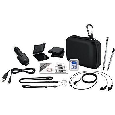 Bigben Interactive bb293104 Pack Natural Black Pack de Accesorios para Consola Compatible con Nintendo 3DS Bigben Interactive bb293104 Pack Natural Black Pack de Accesorios para Consola Compatible con Nintendo 3DS