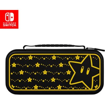 PDP Funda de viaje Plus Glow: Super Star para Nintendo Switch, Nintendo Switch Lite, Nintendo Switch Modelo OLED, Super Star PDP Funda de viaje Plus Glow: Super Star para Nintendo Switch, Nintendo Switch Lite, Nintendo Switch Modelo OLED, Super Star