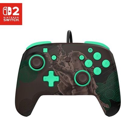 Turtle Beach Rematch Legend of Zelda Mando de juego con cable para Nintendo Switch 2 Turtle Beach Rematch Legend of Zelda Mando de juego con cable para Nintendo Switch 2
