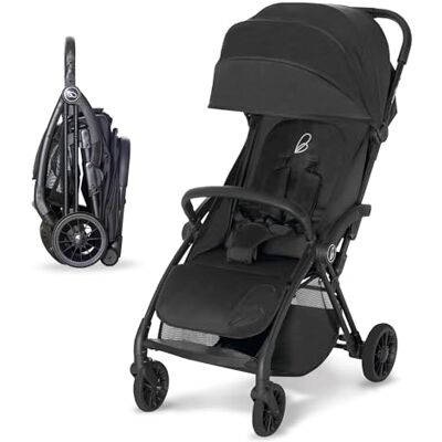 Asalvo Silla de Paseo Ultraligera y Compacta para Bebé hasta 24 kg, Reclinable, Capota con Ventana, Freno Trasero, Arnés de Seguridad, Plegado Fácil y Rápido – PLIS PLAS Chasis Negro Asalvo Silla de Paseo Ultraligera y Compacta para Bebé hasta 24 kg, Reclinable, Capota con Ventana, Freno Trasero, Arnés de Seguridad, Plegado Fácil y Rápido – PLIS PLAS Chasis Negro