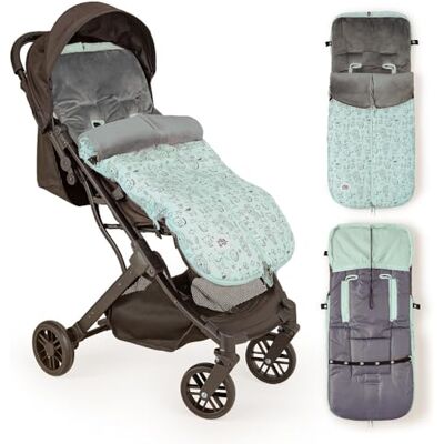 Interbaby Saco Silla Paseo Universal Saco Bebe Invierno Suave, Cálido, Afelpado Saco Carro Bebe Invierno Desmontable, Doble Apertura, Lavado Fácil, Materiales Antialérgicos Interbaby Saco Silla Paseo Universal Saco Bebe Invierno Suave, Cálido, Afelpado Saco Carro Bebe Invierno Desmontable, Doble Apertura, Lavado Fácil, Materiales Antialérgicos
