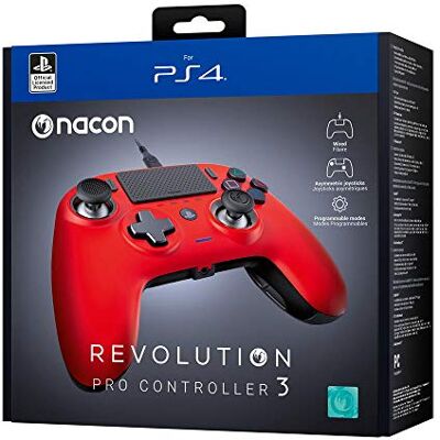 Nacon Mando Revolution Pro Controller 3 PS4 y PC Rojo Nacon Mando Revolution Pro Controller 3 PS4 y PC Rojo