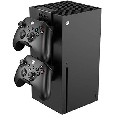Venom Bastidor de controlador Xbox (Xbox Series X) soporte mando xbox, rack de almacenaje, dos mandos, series x, series s, base antideslizante, negro Venom Bastidor de controlador Xbox (Xbox Series X) soporte mando xbox, rack de almacenaje, dos mandos, series x, series s, base antideslizante, negro