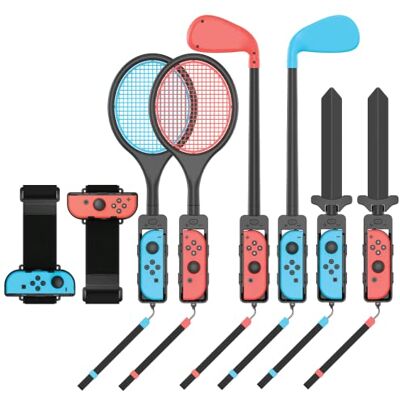 Venom Paquete de accesorios deportivos 8 en 1 (Nintendo Switch) Venom Paquete de accesorios deportivos 8 en 1 (Nintendo Switch)