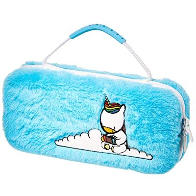 Numskull Unicorn Fluffy Blue Hard Shell Travel Case for Nintendo Switch and OLED Model 2021 Console Fits 10 Games and Switch Accessories Numskull Unicorn Fluffy Blue Hard Shell Travel Case for Nintendo Switch and OLED Model 2021 Console Fits 10 Games and Switch Accessories