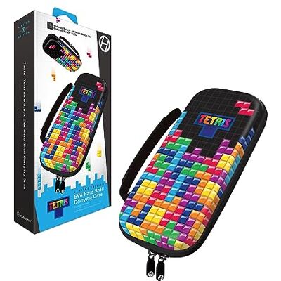 Hyperkin Tetris® Funda rígida de EVA para Nintendo Switch® OLED Model / Nintendo Switch® (Heart Drop) (Pila tetrímino), Pila de tetrimino, Clásico-Encuentro-Moderno Hyperkin Tetris® Funda rígida de EVA para Nintendo Switch® OLED Model / Nintendo Switch® (Heart Drop) (Pila tetrímino), Pila de tetrimino, Clásico-Encuentro-Moderno