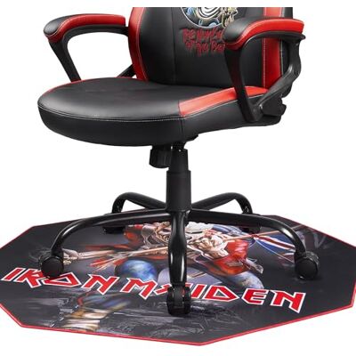 Subsonic Alfombrilla para Gaming Iron Maiden 100 x 100 cm Antideslizante para sillas de Oficina Alfombrilla Protectora para Suelos y Parqués para Habitaciones de Gamers Fácil de Limpiar Subsonic Alfombrilla para Gaming Iron Maiden 100 x 100 cm Antideslizante para sillas de Oficina Alfombrilla Protectora para Suelos y Parqués para Habitaciones de Gamers Fácil de Limpiar