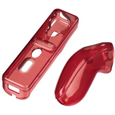 Hama Hardcase Kit for Nintendo Wii Remote Control, transparent-red accesorios de juegos de pc (transparent-red, Rojo) Hama Hardcase Kit for Nintendo Wii Remote Control, transparent-red accesorios de juegos de pc (transparent-red, Rojo)