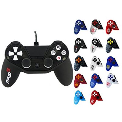 Subsonic MandoPro5 Controller Black & White para PS4- Negro Subsonic MandoPro5 Controller Black & White para PS4- Negro