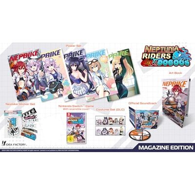 Reef Entertainment Neptunia Riders VS Dogoos Magazine Edition (Nintendo Switch) Reef Entertainment Neptunia Riders VS Dogoos Magazine Edition (Nintendo Switch)