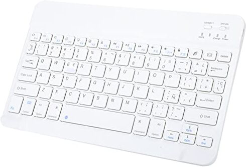 KIMISS Teclado de 10 Pulgadas, para Tarjeta WiFi Pci Inteligente Bluetooth Suministros Informáticos Inalámbricos Ultrafinos (Russe) (10 Pulgadas español)