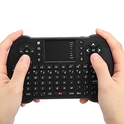 Bewinner Mini Teclado Inalámbrico, Teclado de Computadora USB 15 Metros de Distancia de Control Remoto para Tabletas/televisores Inteligentes/computadoras Portátiles/computadoras de Escritorio