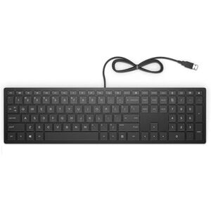 HP Pavilion 300 Teclado con Cable (Puerto USB, Teclado con 3 Zonas, Windows), Color Negro HP Pavilion 300 Teclado con Cable (Puerto USB, Teclado con 3 Zonas, Windows), Color Negro