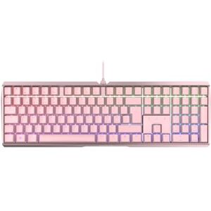 Cherry MX Board 3.0 S, Teclado Mecánico de Gaming con Cable, Distribución de Teclado Pan Nordic (QWERTY), Bastidor Robusto de Aluminio, Iluminación RGB, Switches MX Red, Fucsia Cherry MX Board 3.0 S, Teclado Mecánico de Gaming con Cable, Distribución de Teclado Pan Nordic (QWERTY), Bastidor Robusto de Aluminio, Iluminación RGB, Switches MX Red, Fucsia