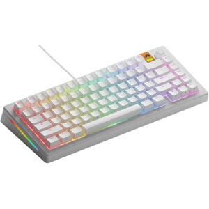 GLORIOUS Gaming GMMK 3 HE Med dynamiska avtryckare, Hall Effect, 8K uppdateringsfrekvens, MX- Och magnetbrytare, 75% TKL, modulärt packningssystem, doubleshot PBT-tangenter, USA QWERTY Vit GLORIOUS Gaming GMMK 3 HE Med dynamiska avtryckare, Hall Effect, 8K uppdateringsfrekvens, MX- Och magnetbrytare, 75% TKL, modulärt packningssystem, doubleshot PBT-tangenter, USA QWERTY Vit