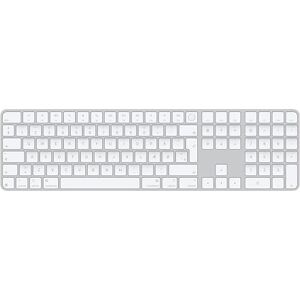 Apple Magic Keyboard con Touch ID y Teclado numérico para Modelos de Mac con Chip de Danés Teclas Blancas Apple Magic Keyboard con Touch ID y Teclado numérico para Modelos de Mac con Chip de Danés Teclas Blancas 