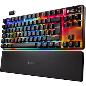 SteelSeries Apex Pro TKL Wireless Gen 3 Teclado Mecanico Inalambrico HyperMagnetic Interruptores OmniPoint 3.0 Accionamiento Ajustable Rapid Trigger Preajustes Rapid Tap OLED UK QWERTY SteelSeries Apex Pro TKL Wireless Gen 3 Teclado Mecanico Inalambrico HyperMagnetic Interruptores OmniPoint 3.0 Accionamiento Ajustable Rapid Trigger Preajustes Rapid Tap OLED UK QWERTY