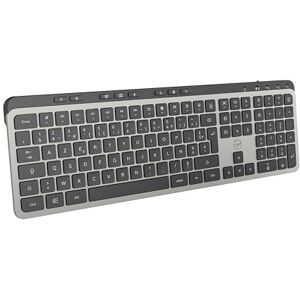 Mobility Lab – KP450W Teclado inalámbrico multiconexión, AZERTY, Receptor 2.4Ghz USB + 2 x Bluetooth, 25 accesos directos Multimedia, Carga rápida vía USB-C – Windows Mobility Lab – KP450W Teclado inalámbrico multiconexión, AZERTY, Receptor 2.4Ghz USB + 2 x Bluetooth, 25 accesos directos Multimedia, Carga rápida vía USB-C – Windows