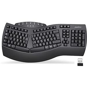Perixx PERIBOARD-612 W Teclado Ergonómico Dividido, Inalámbrico 2.4GHz y Bluetooth, Compatible con Windows y macOS, Blanco, Disposición QWERTY Español con Ñ Perixx PERIBOARD-612 W Teclado Ergonómico Dividido, Inalámbrico 2.4GHz y Bluetooth, Compatible con Windows y macOS, Blanco, Disposición QWERTY Español con Ñ