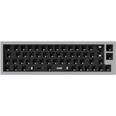Keychron Q9 Kit de Teclado Mecánico Barebone, Diseño ISO 40%, Programable con QMK/Via, Cuerpo de Aluminio CNC, RGB, Compatible con Interruptores MX de 3 y 5 Pines, para Windows y macOS, Gris Keychron Q9 Kit de Teclado Mecánico Barebone, Diseño ISO 40%, Programable con QMK/Via, Cuerpo de Aluminio CNC, RGB, Compatible con Interruptores MX de 3 y 5 Pines, para Windows y macOS, Gris