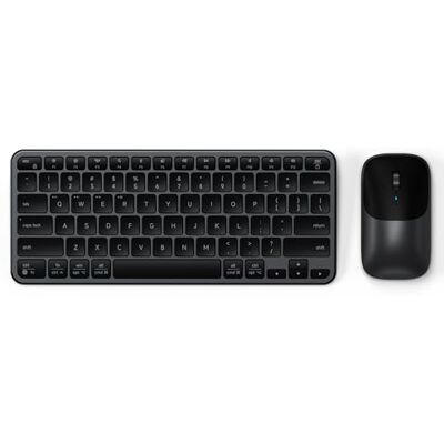 SATECHI Combo Teclado y Ratón Inalámbrico Slim CEX1, QWERTY US, Negro SATECHI Combo Teclado y Ratón Inalámbrico Slim CEX1, QWERTY US, Negro