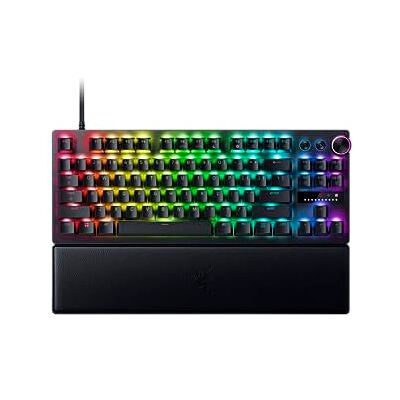 Razer Huntsman V3 Pro Tenkyless TKL Teclado óptico analógico para Deportes Snap Tap & Rapid Trigger (ajustes Integrados rápidos, Volante Digital Multifuncional) Disposición SE Negro Razer Huntsman V3 Pro Tenkyless TKL Teclado óptico analógico para Deportes Snap Tap & Rapid Trigger (ajustes Integrados rápidos, Volante Digital Multifuncional) Disposición SE Negro