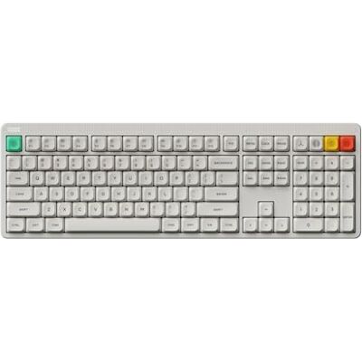 nuphy Teclado mecánico inalámbrico Node100, teclado Bluetooth personalizado intercambiable en caliente, 109 teclas, teclados para juegos de computadora, soporta gestos táctiles, teclas PBT nuphy Teclado mecánico inalámbrico Node100, teclado Bluetooth personalizado intercambiable en caliente, 109 teclas, teclados para juegos de computadora, soporta gestos táctiles, teclas PBT