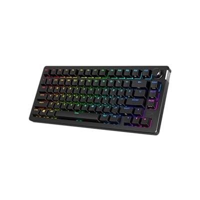 HyperX Alloy Rise 75 Wireless – Teclado mecánico para juegos 75% intercambiable en caliente, PC, hasta 80 horas de retroiluminación encendida, doble inalámbrico de 2,4 GHz y Bluetooth HyperX Alloy Rise 75 Wireless – Teclado mecánico para juegos 75% intercambiable en caliente, PC, hasta 80 horas de retroiluminación encendida, doble inalámbrico de 2,4 GHz y Bluetooth