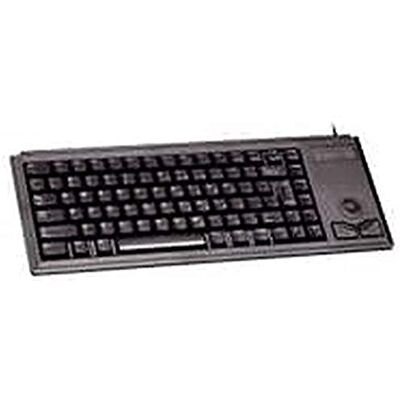 Cherry Compact Keyboard G84-4420, disposición Internacional, Teclado QWERTY, Teclado con Cable, Teclado mecánico, mecánica ML, trackball óptico Integrado más 2 Botones de ratón, Negro Cherry Compact Keyboard G84-4420, disposición Internacional, Teclado QWERTY, Teclado con Cable, Teclado mecánico, mecánica ML, trackball óptico Integrado más 2 Botones de ratón, Negro