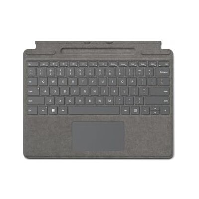 Microsoft Surface Teclado Signature, Platino, Compatible con Surface Pro 8, 9 y X (Teclado AZERTY) Microsoft Surface Teclado Signature, Platino, Compatible con Surface Pro 8, 9 y X (Teclado AZERTY)