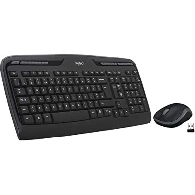 Logitech MK330 Teclado y ratón inalámbricos Combo US INT'L QWERTY Logitech MK330 Teclado y ratón inalámbricos Combo US INT'L QWERTY