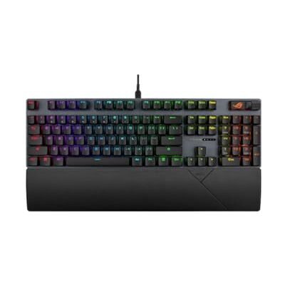 Asus ROG Strix Scope II X Teclado mecánico Gaming, switches ROG NX V2 Intercambiables en Caliente, Espuma Absorbente, Teclas ABS, Controles multifuncionales, Tres ángulos de inclinación, AZERTY Asus ROG Strix Scope II X Teclado mecánico Gaming, switches ROG NX V2 Intercambiables en Caliente, Espuma Absorbente, Teclas ABS, Controles multifuncionales, Tres ángulos de inclinación, AZERTY