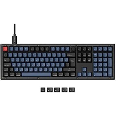Keychron V6 Cablede Teclado Mecánico Personalizado con Perilla, Full-Size QMK/Via Macros Programable, Hot-swappable K Pro Brown Switch para Mac Windows, Frosted Black (ES Layout) Keychron V6 Cablede Teclado Mecánico Personalizado con Perilla, Full-Size QMK/Via Macros Programable, Hot-swappable K Pro Brown Switch para Mac Windows, Frosted Black (ES Layout)