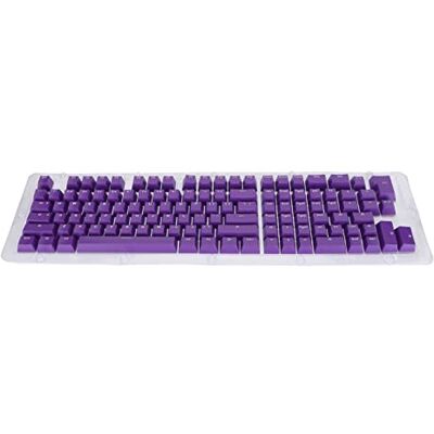 VBESTLIFE Teclas, Juego de 117 Teclas Teclas Personalizadas Perfil OEM Color Sólido OPQ Teclas Opacas Reemplazo Compatible 61/64/68/71/78/82/84/87 Teclas Teclado Mecánico(Blanco Morado) VBESTLIFE Teclas, Juego de 117 Teclas Teclas Personalizadas Perfil OEM Color Sólido OPQ Teclas Opacas Reemplazo Compatible 61/64/68/71/78/82/84/87 Teclas Teclado Mecánico(Blanco Morado)