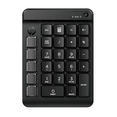HP 430 Teclado Numérico Programable Inalámbrico, Bluetooth 5.3, 50 Millones de Pulsaciones, Compatible con Windows 10/11, macOS y ChromeOS, Diseño Compacto, Color Negro HP 430 Teclado Numérico Programable Inalámbrico, Bluetooth 5.3, 50 Millones de Pulsaciones, Compatible con Windows 10/11, macOS y ChromeOS, Diseño Compacto, Color Negro