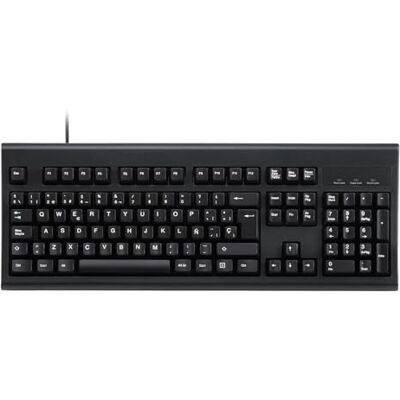 Perixx PERIBOARD-106 Teclado USB Alto Rendimiento Teclas Altas Full-Size con Teclado Numérico Negro QWERTY Español Perixx PERIBOARD-106 Teclado USB Alto Rendimiento Teclas Altas Full-Size con Teclado Numérico Negro QWERTY Español