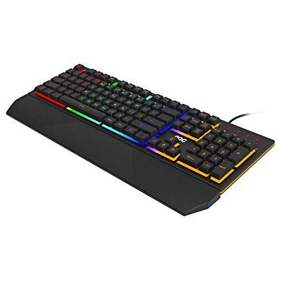 Teclado para juegos AOC GK200 - Teclado de PC con distribución en inglés - 25 teclas anti-ghosting Teclado para juegos AOC GK200 - Teclado de PC con distribución en inglés - 25 teclas anti-ghosting