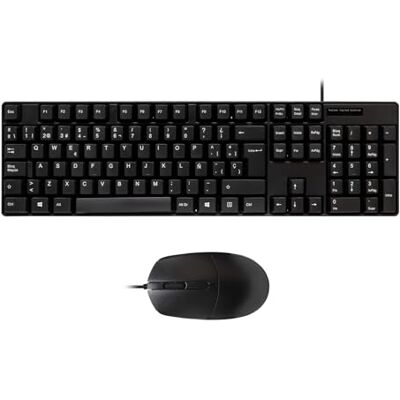Unykach Kit OEM Teclado Portugués de Membrana y Ratón Óptico Unykach Kit OEM Teclado Portugués de Membrana y Ratón Óptico