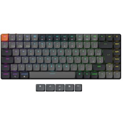 Keychron K3 QMK Teclado Mecánico Inalámbrico Ultradelgado, Diseño de 75% Interruptores Marron Hot-Swappable, Retroiluminación LED RGB Recargable, Bluetooth para Mac/Windows, ES Layout Versión 3 Keychron K3 QMK Teclado Mecánico Inalámbrico Ultradelgado, Diseño de 75% Interruptores Marron Hot-Swappable, Retroiluminación LED RGB Recargable, Bluetooth para Mac/Windows, ES Layout Versión 3