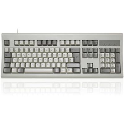 Perixx PERIBOARD-106M, Teclado USB con Cable de tamaño estándar, Teclas ergonómicas curvadas, clásico Retro, diseño Italiano Perixx PERIBOARD-106M, Teclado USB con Cable de tamaño estándar, Teclas ergonómicas curvadas, clásico Retro, diseño Italiano