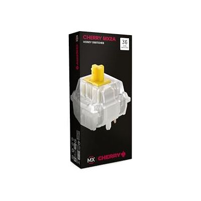 Cherry MX2A RGB Honey Switch Kit, 36 Interruptores para Teclado Mecánico, para Bricolaje, Hot Swap o Teclado Gaming, Interruptor Táctil Sin Clic, Sweet & Silent Cherry MX2A RGB Honey Switch Kit, 36 Interruptores para Teclado Mecánico, para Bricolaje, Hot Swap o Teclado Gaming, Interruptor Táctil Sin Clic, Sweet & Silent
