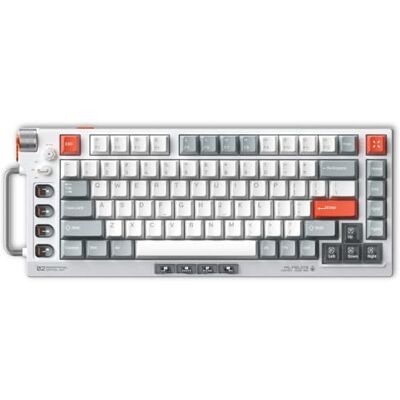 nuphy Field75 HE V2 Teclado magnético, 83 teclas, 75% de diseño, teclados para juegos con cable, control de volumen de una perilla, teclado de efecto Hall, accionamiento ajustable, tasa de sondeo de nuphy Field75 HE V2 Teclado magnético, 83 teclas, 75% de diseño, teclados para juegos con cable, control de volumen de una perilla, teclado de efecto Hall, accionamiento ajustable, tasa de sondeo de
