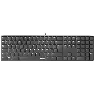 Speedlink Riva Scissor – Carcasa de Metal Elegante, Teclado silencioso, Teclas Planas, Teclado PC con Cable USB, interruptores de Tijera de Larga duración, con Cable, diseño escandinavo QWERTY Speedlink Riva Scissor – Carcasa de Metal Elegante, Teclado silencioso, Teclas Planas, Teclado PC con Cable USB, interruptores de Tijera de Larga duración, con Cable, diseño escandinavo QWERTY