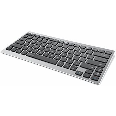 Trust Entea Teclado Bluetooth, Plateado y Negro Trust Entea Teclado Bluetooth, Plateado y Negro