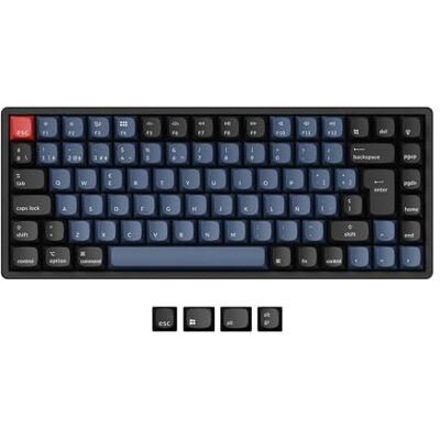 Keychron K2 Pro Wireless Teclado Mecánico Personalizado, QMK/Via Macros Programable, RGB Backlight Hot-swappable K Pro Red Switch, 4000mAh Batería para Mac Windows ES-ISO Layout Keychron K2 Pro Wireless Teclado Mecánico Personalizado, QMK/Via Macros Programable, RGB Backlight Hot-swappable K Pro Red Switch, 4000mAh Batería para Mac Windows ES-ISO Layout