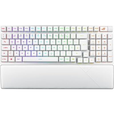 Asus Rog Strix Scope Ii 96 Tastatur 96% Backlit Kabellos Usb, 2,4 Ghz, Bluetooth 5,1 Tastenschalter: Rog Nx (hoT-Swappable) Wei? (90mp0 Asus Rog Strix Scope Ii 96 Tastatur 96% Backlit Kabellos Usb, 2,4 Ghz, Bluetooth 5,1 Tastenschalter: Rog Nx (hoT-Swappable) Wei? (90mp0