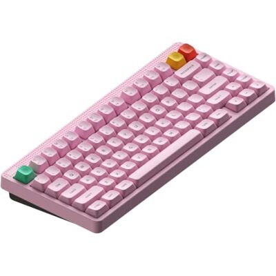 nuphy Teclado mecánico inalámbrico Node75, teclado personalizado 75% intercambiable en caliente, 82 teclas, teclados para juegos de computadora, soporta gestos táctiles, teclas PBT, retroiluminación nuphy Teclado mecánico inalámbrico Node75, teclado personalizado 75% intercambiable en caliente, 82 teclas, teclados para juegos de computadora, soporta gestos táctiles, teclas PBT, retroiluminación