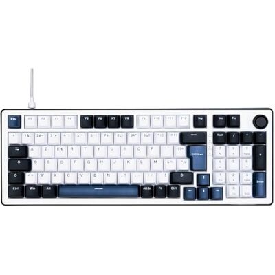 The G-Lab KEYZ Elite 400 HE BW Teclado Magnético Hall Effect 96% AZERTY FR, 8000 Hz Rapid Trigger, Activación Ajustable Teclado Gaming Hot Swap, RGB y Macros Personalizables Windows/Mac The G-Lab KEYZ Elite 400 HE BW Teclado Magnético Hall Effect 96% AZERTY FR, 8000 Hz Rapid Trigger, Activación Ajustable Teclado Gaming Hot Swap, RGB y Macros Personalizables Windows/Mac